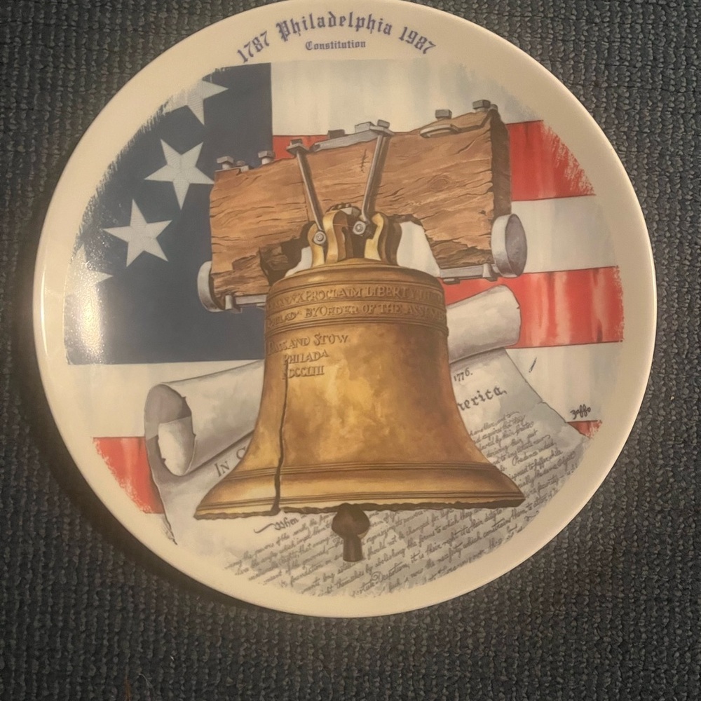 American Heritage Liberty Bell Plate